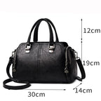 Women's Bags 2025 New Fashion Handbags Middle-Aged Women's Bags Large Capacity Soft Leather Mom Shoulder Crossbody Bag Dropshipping