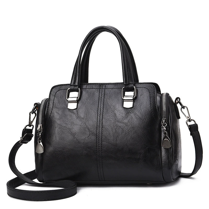 Women's Bags 2025 New Fashion Handbags Middle-Aged Women's Bags Large Capacity Soft Leather Mom Shoulder Crossbody Bag Dropshipping