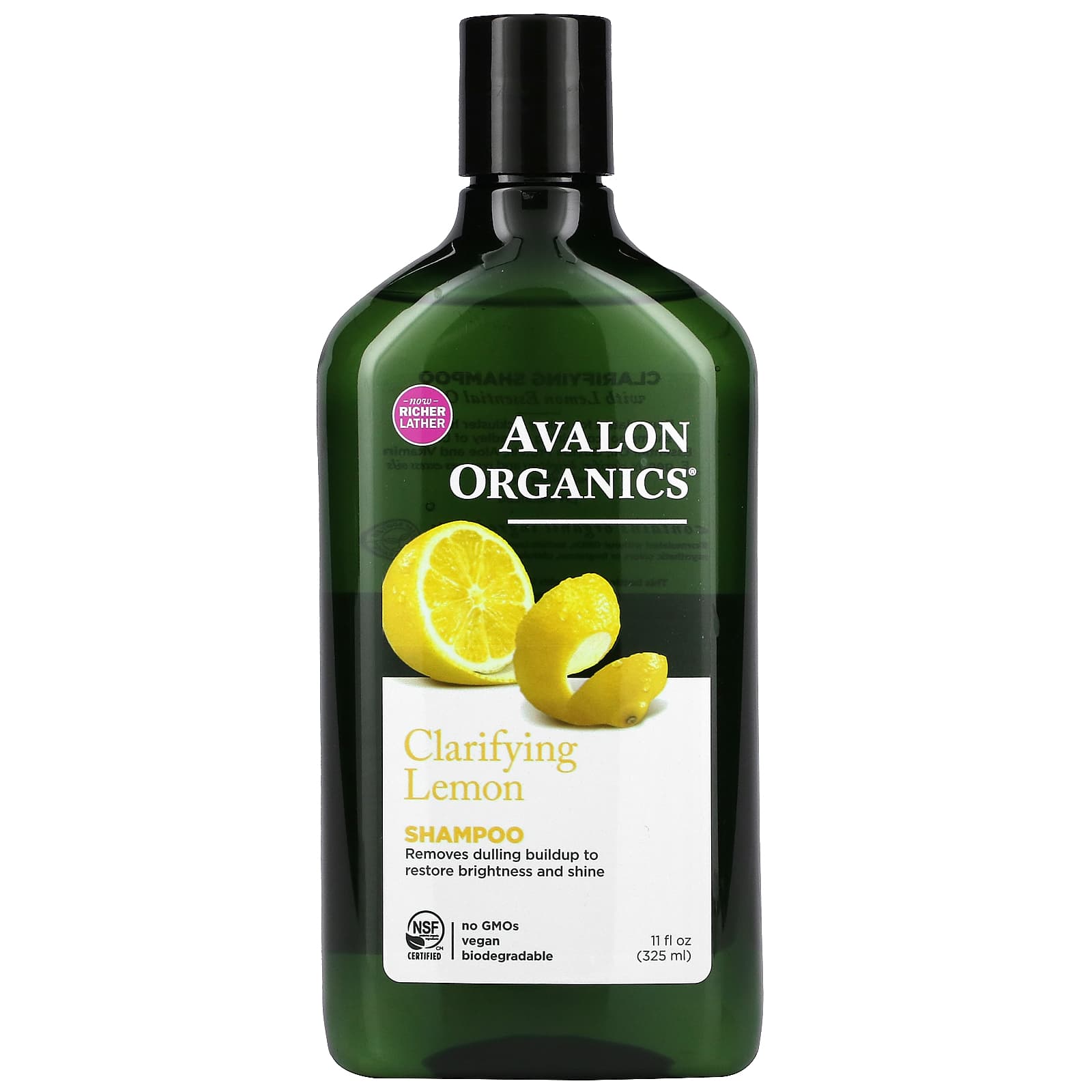 Avalon Organics Clarifying Lemon Shampoo 325ml