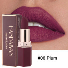 Cross-Border Matte Lipstick Boxed Set of 6 Colors, Matte Handaiyan Non-Fading, Non-Stick Cup Lipstick, Foreign Trade Cosmetics