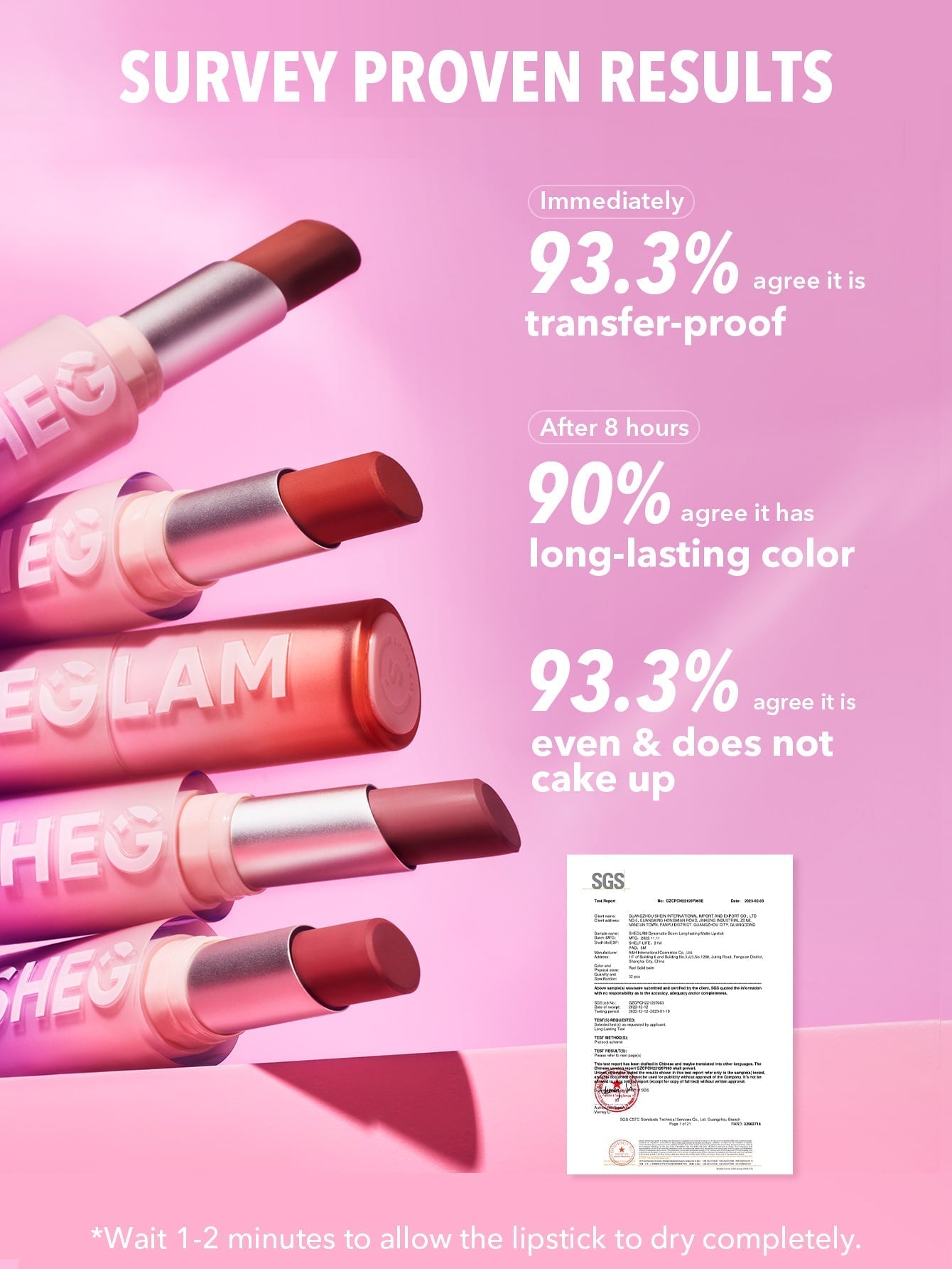 SHEGLAM Dynamatte Boom Long-Wear Matte Lipstick Rule Breaker