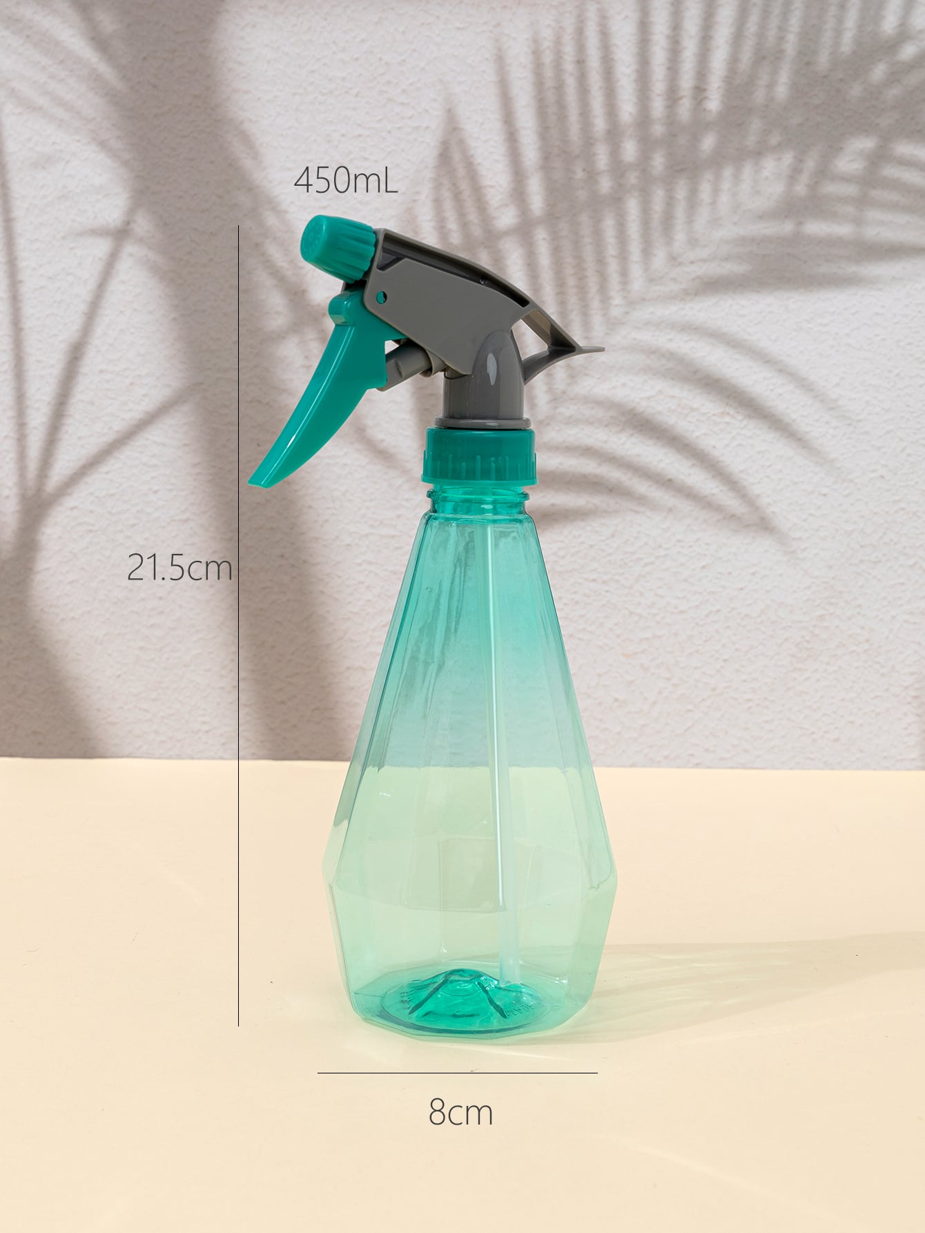 1pc 450ml Hair Styling Spray Bottle, Leak Proof, Empty, Handle Operated, Adjustable Fine Flow Output, Refillable, Heavy Duty Sprayer for Hair Salon & Spa, Home Sustainable, Cooking