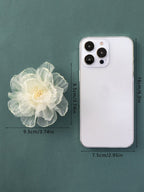 2-Piece Decorative Floral Hair Clips for Girls