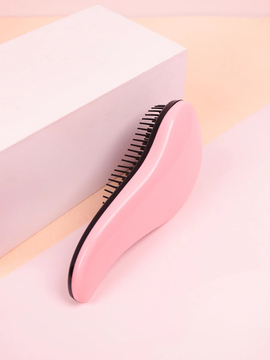 Portable Foil Comb Brush, Professional Pink PP Hair Comb for All Hair Types Hair Comb Hair Comb Hair Brushes