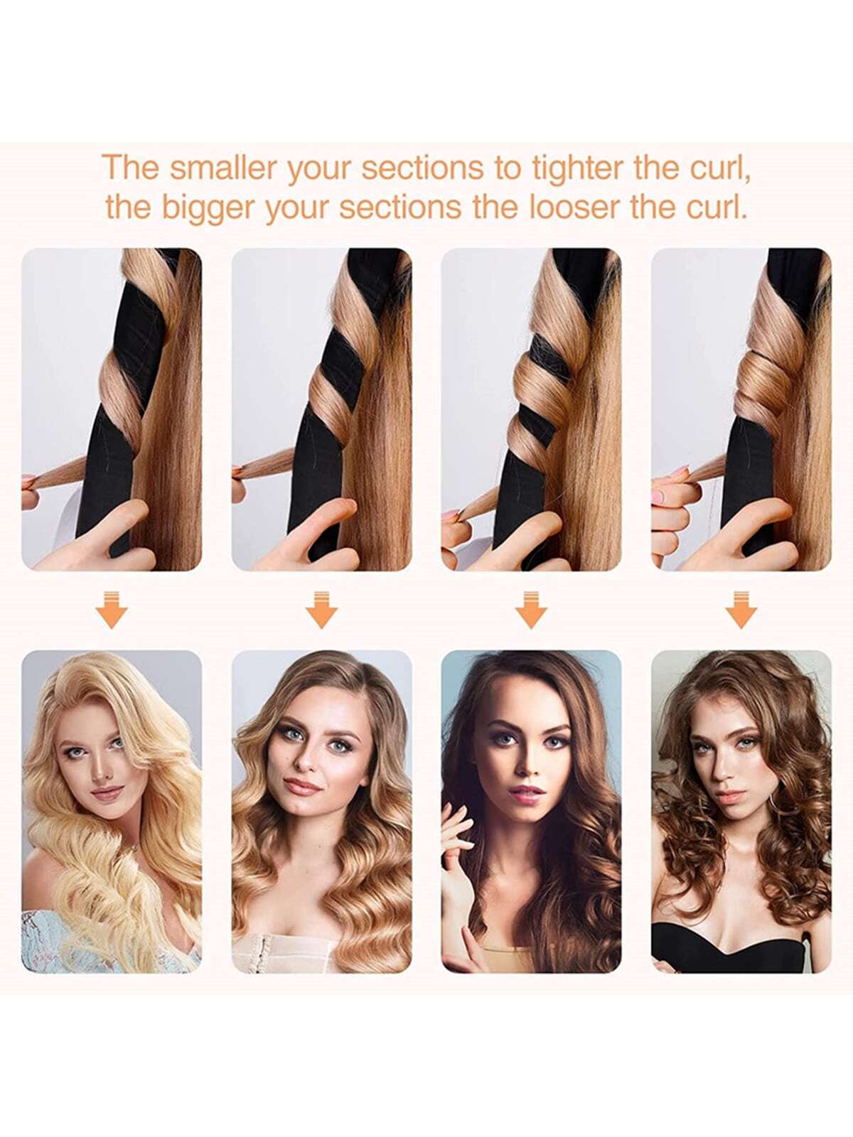 4pcs/set No Heat Hair Curlers & Foam Sponge Hair Curler for Lazy DIY Hairstyle Black Friday