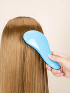 Detangling Brush, Anti-Tangle Massage Comb, Beauty Tools, Hair Brush Set, Natural/Curly/Wrinkle/Dry/Wet/Oil/Thick/Straight/Long Hair, Hair Brush for Dry and Wet Hair for Adults and Kids Blue