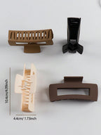 Strong Hold Hair Clips for Thick Hair - Non-Slip, Matte Finish, Colorfast - Perfect for Hair Styling and Accessories Black Friday