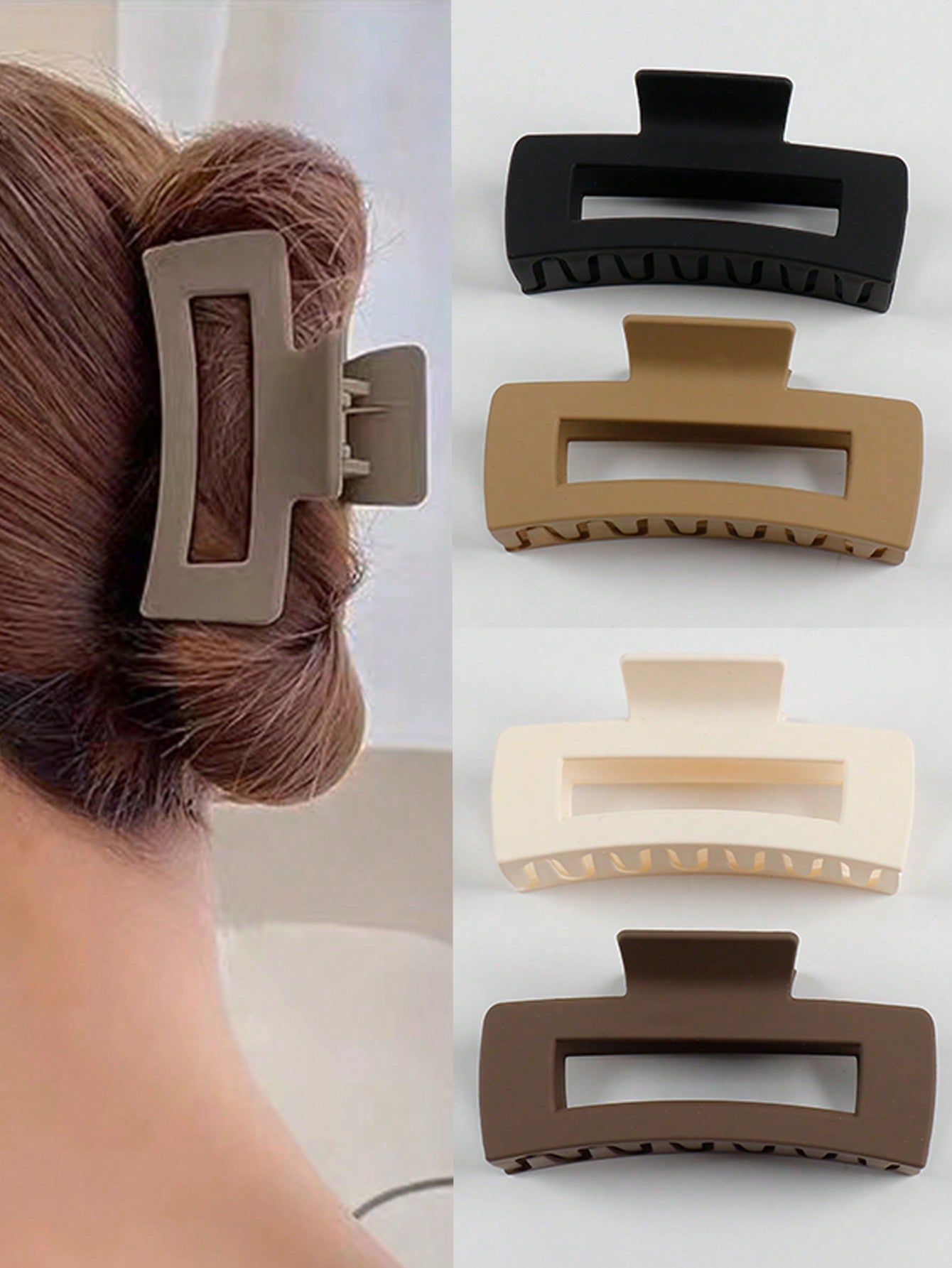 Strong Hold Hair Clips for Thick Hair - Non-Slip, Matte Finish, Colorfast - Perfect for Hair Styling and Accessories Black Friday