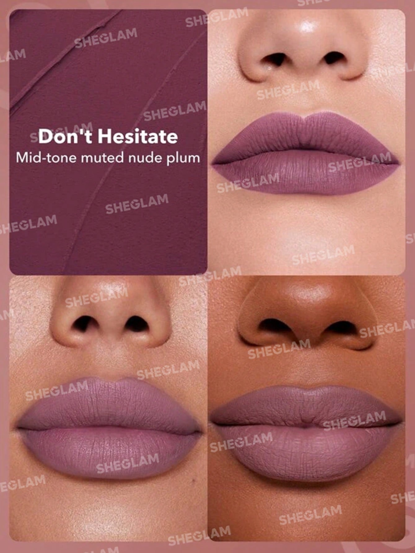 SHEGLAM Dynamatte Boom Long-Lasting Matte Lipstick Don't Hesitate