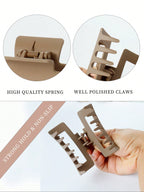 Strong Hold Hair Clips for Thick Hair - Non-Slip, Matte Finish, Colorfast - Perfect for Hair Styling and Accessories Black Friday
