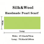 Women's Solid Color Blend Knitted Shawl with Silk-Like Softness, Star Scarf, Summer Sun Protection and Autumn Winter Warmth, Elegant