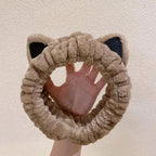 Cute Cartoon Ear Polyester Bath Hair Band 1pc