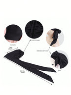 Black women's hair bonnet