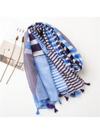 1pc Thin Seasonal Shawl, Outdoor Windproof Square Scarf, Warm Scarf for Air Conditioning Room Outdoor, New Sunscreen Scarf Popular Print Scarf, Fashion Colors Scarf for Islamic Head Coffee Green.
