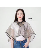 1pc Waterproof Hairdressing Cape for Hair Coloring, Styling, Curling, and Hair Treatment
