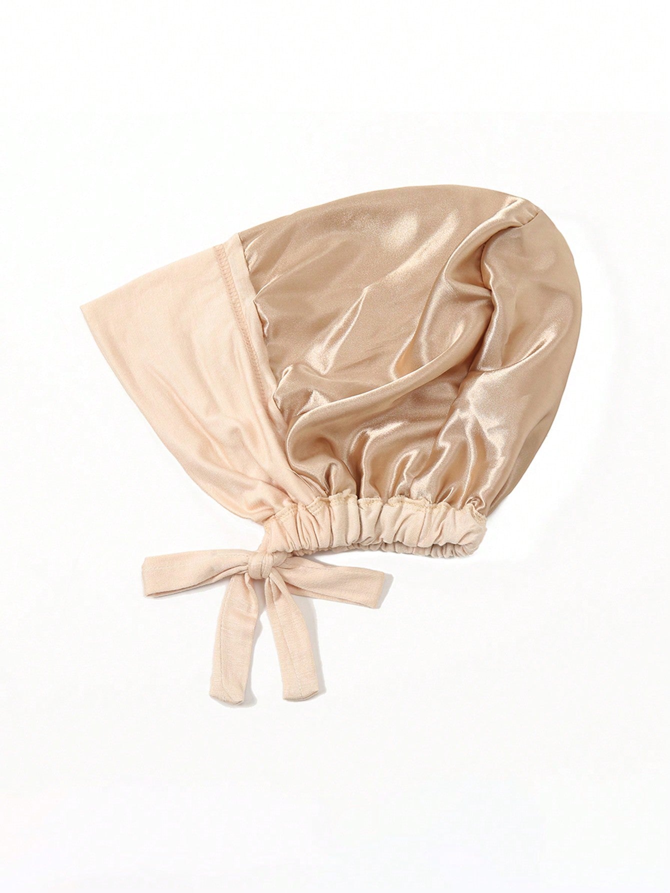Women's Solid Bandana Headscarf with Elastic Band and Lining