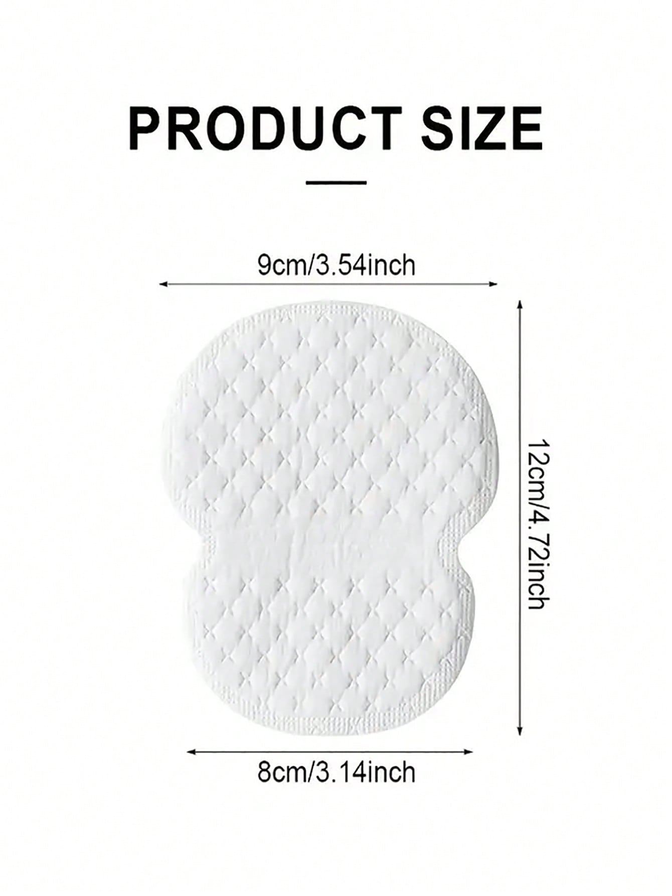 50 Pieces Underarm Sweat Absorbent Pad, Comfortable Disposable Sweat Absorbent Pad, Operable and Effective, Comfortable and Odorless, Suitable for Men and Women in Hot Summer