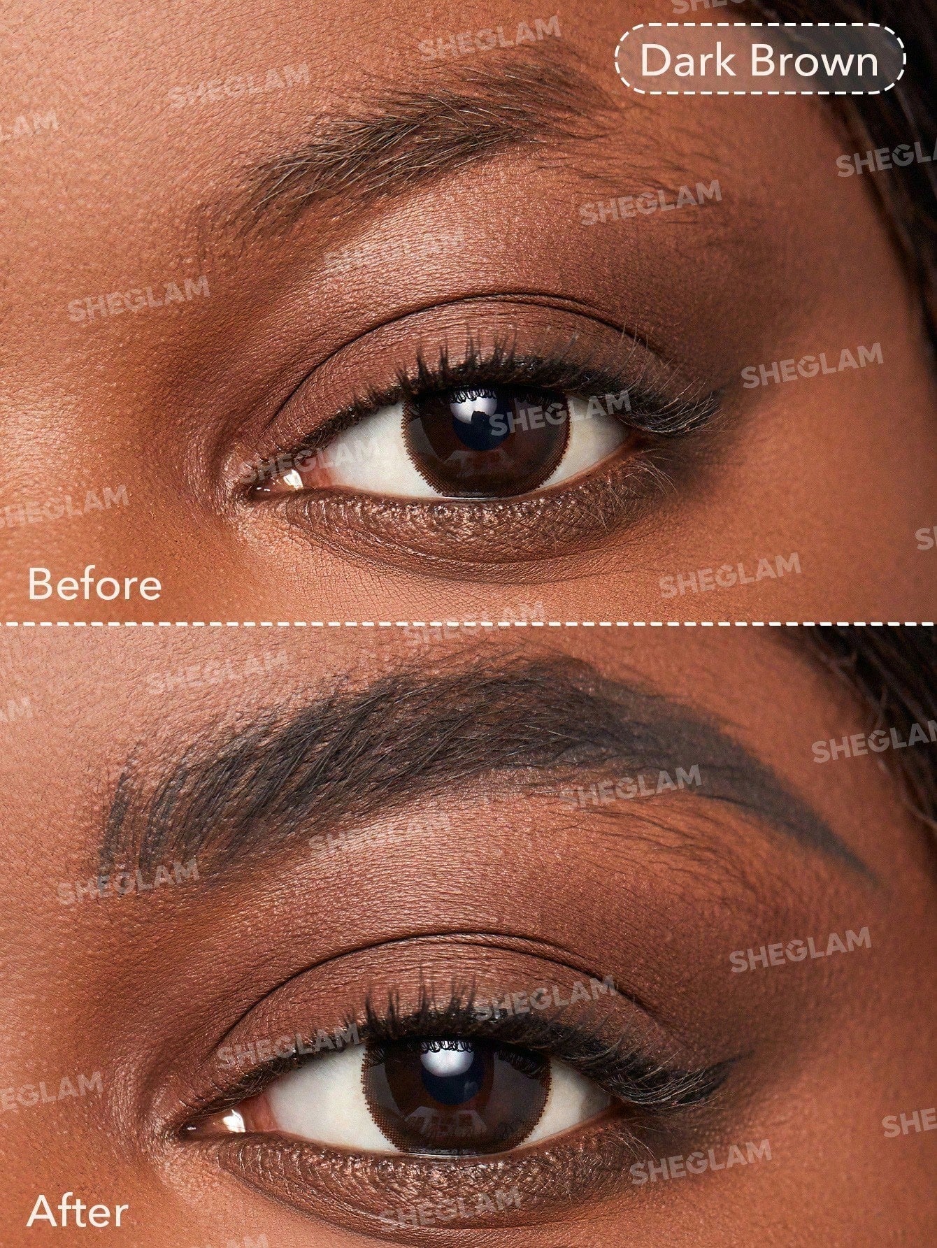 SHEGLAM Waterproof Brow Pomade - Highly Pigmented, Long-Wearing Waterproof Eyebrow Cream for Shaping and Filling with Dual-Ended Brush by Boss Brow