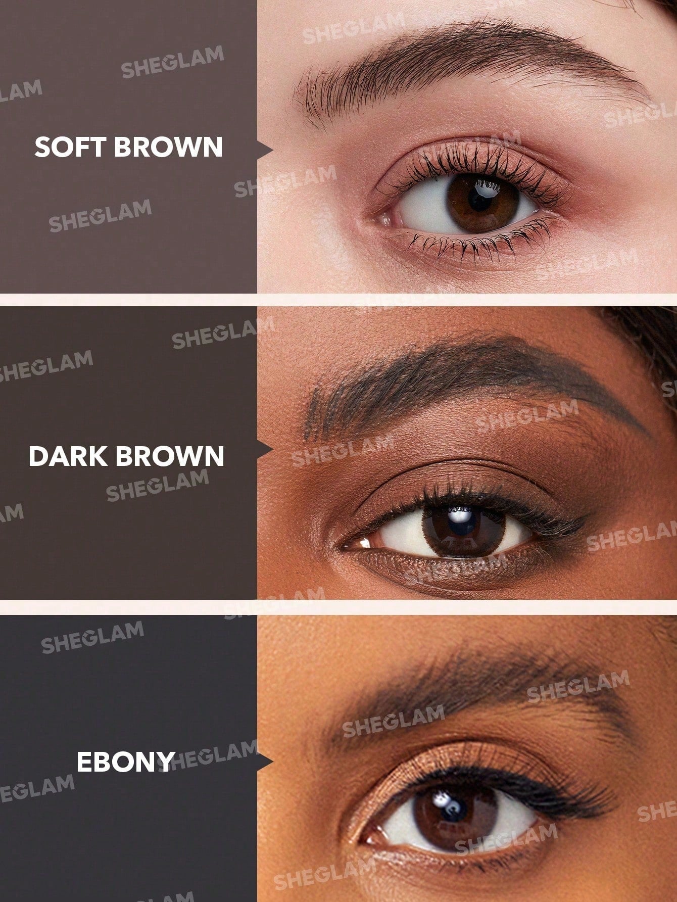 SHEGLAM Waterproof Brow Pomade - Highly Pigmented, Long-Wearing Waterproof Eyebrow Cream for Shaping and Filling with Dual-Ended Brush by Boss Brow
