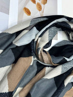 Breathable Tassel Scarf Lightweight Beach Accessories, Elegant Design Scarf for Women, Fashion Colorful Silk Scarf for Outdoor Sun Protection and Head Covering, Versatile, Spring/Summer