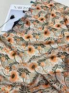 New Breathable Beach Scarf with Tassels, Fashionable Elegant Silk Scarf for Women, Versatile Long Scarf with Vivid Bohemian Print for Outdoor and Beach as a Head Wrap