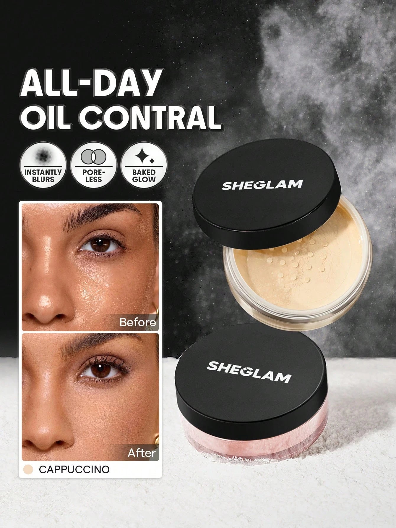 SHEGLAM Baked Glow Setting Powder