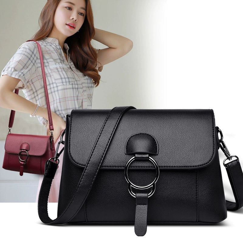 2025 New Spring and Summer Middle-aged Mother Women's Large Capacity Crossbody Bag Casual Shoulder Bag