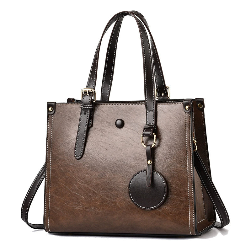 Bags for Women 2025 Autumn New Fashion Retro Handbags Large Capacity Elegant Middle-Aged Single Shoulder Crossbody Bag