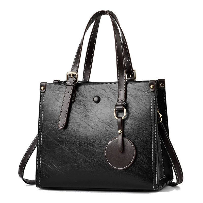 Bags for Women 2025 Autumn New Fashion Retro Handbags Large Capacity Elegant Middle-Aged Single Shoulder Crossbody Bag