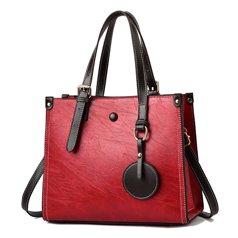 Bags for Women 2025 Autumn New Fashion Retro Handbags Large Capacity Elegant Middle-Aged Single Shoulder Crossbody Bag