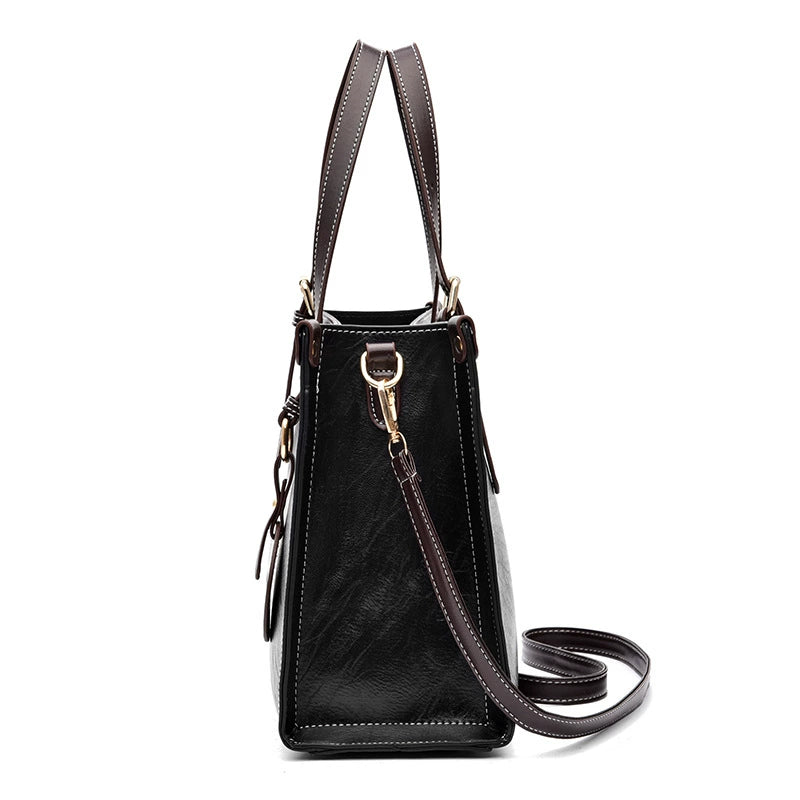 Bags for Women 2025 Autumn New Fashion Retro Handbags Large Capacity Elegant Middle-Aged Single Shoulder Crossbody Bag