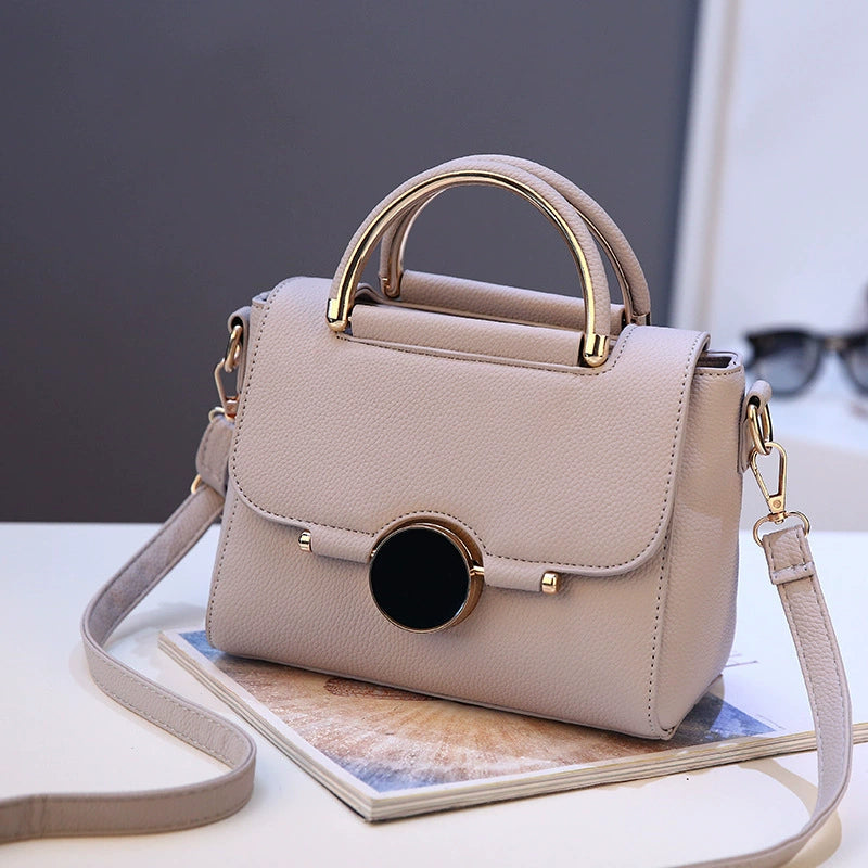 Women's Bags 2025 Autumn New Fashion Lock Handbag Korean Style Sweet Shoulder Crossbody Bag Dropshipping