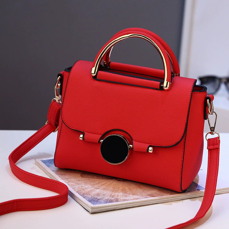 Women's Bags 2025 Autumn New Fashion Lock Handbag Korean Style Sweet Shoulder Crossbody Bag Dropshipping