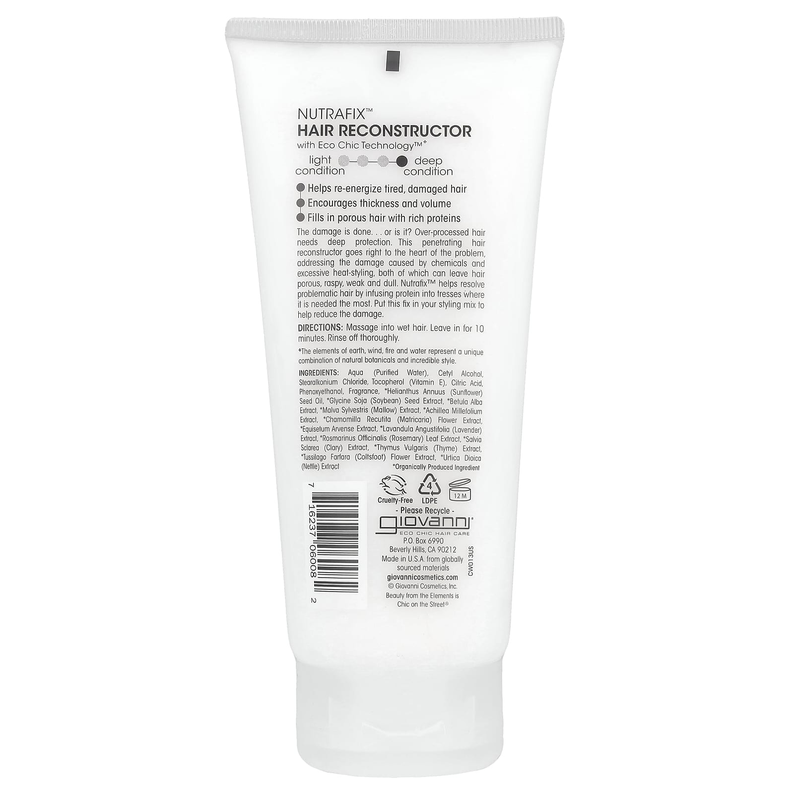 Giovanni Hair Reconstructor for severely damaged hair 200ml