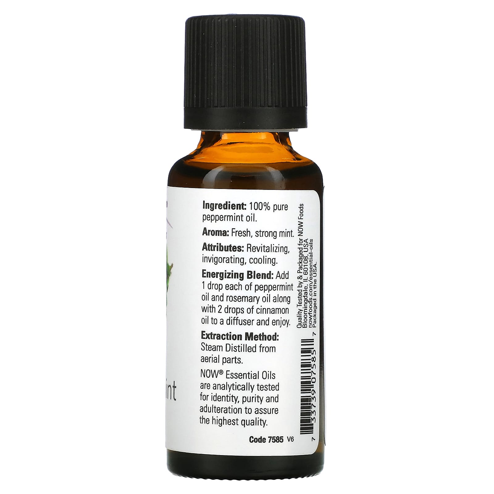 Now Foods Essential Oils Peppermint 30 ml