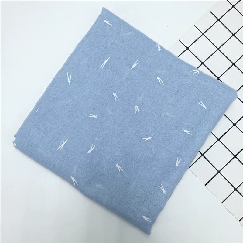 Foreign Trade Spring and Summer New Japanese Sweet Monochrome Small Fresh Large Size Scarf Suya Mori Women's Thin Scarf Women