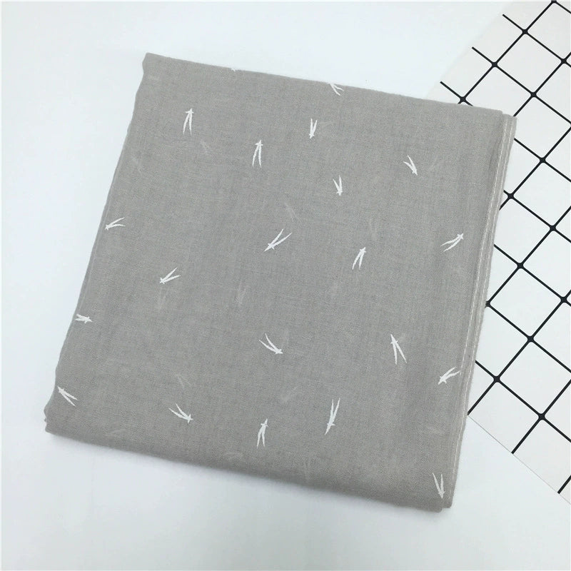 Foreign Trade Spring and Summer New Japanese Sweet Monochrome Small Fresh Large Size Scarf Suya Mori Women's Thin Scarf Women