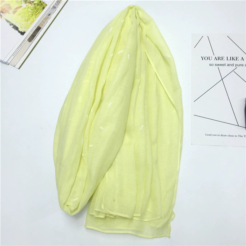 Foreign Trade Spring and Summer New Japanese Sweet Monochrome Small Fresh Large Size Scarf Suya Mori Women's Thin Scarf Women