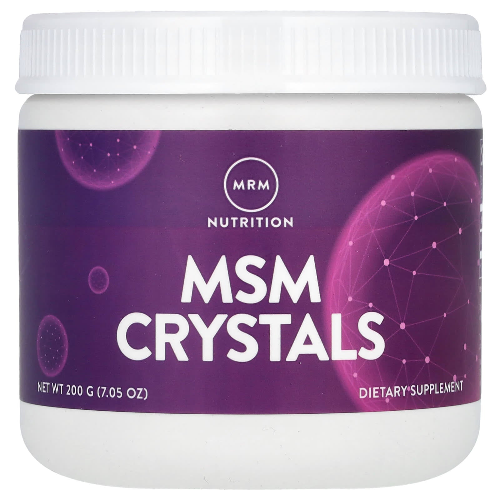 MRM Nutrition Methyl Sulfonylmethane Crystals 1000 mg 200 g