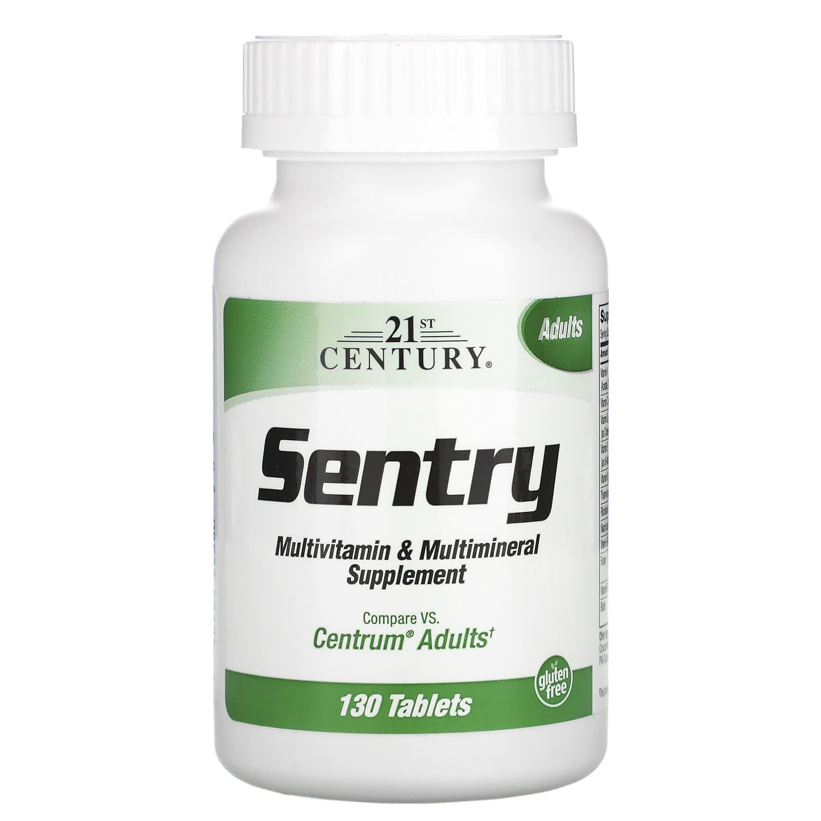 21st Century Multivitamin & Mineral Supplement for Adults 130 Tablets