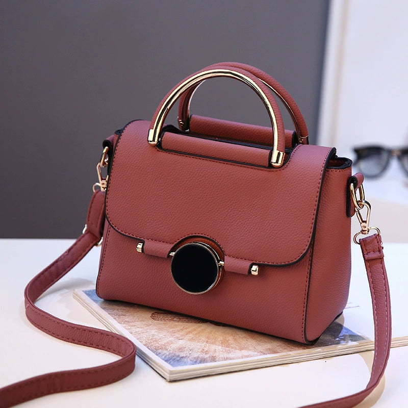 Women's Bags 2025 Autumn New Fashion Lock Handbag Korean Style Sweet Shoulder Crossbody Bag Dropshipping