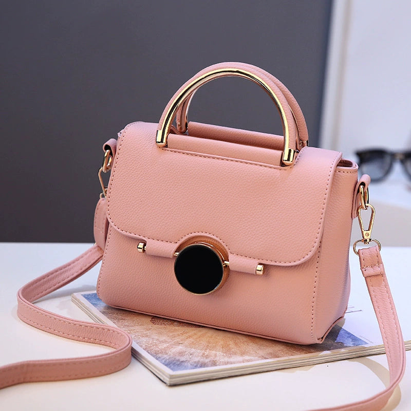 Women's Bags 2025 Autumn New Fashion Lock Handbag Korean Style Sweet Shoulder Crossbody Bag Dropshipping