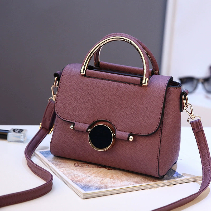 Women's Bags 2025 Autumn New Fashion Lock Handbag Korean Style Sweet Shoulder Crossbody Bag Dropshipping