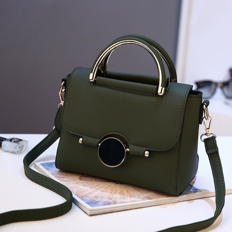 Women's Bags 2025 Autumn New Fashion Lock Handbag Korean Style Sweet Shoulder Crossbody Bag Dropshipping