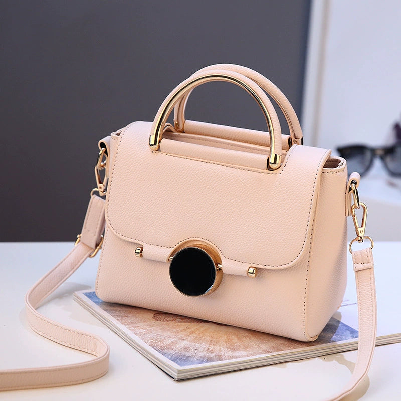Women's Bags 2025 Autumn New Fashion Lock Handbag Korean Style Sweet Shoulder Crossbody Bag Dropshipping