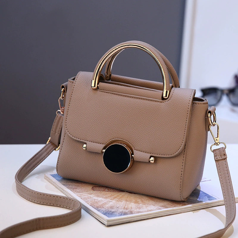 Women's Bags 2025 Autumn New Fashion Lock Handbag Korean Style Sweet Shoulder Crossbody Bag Dropshipping