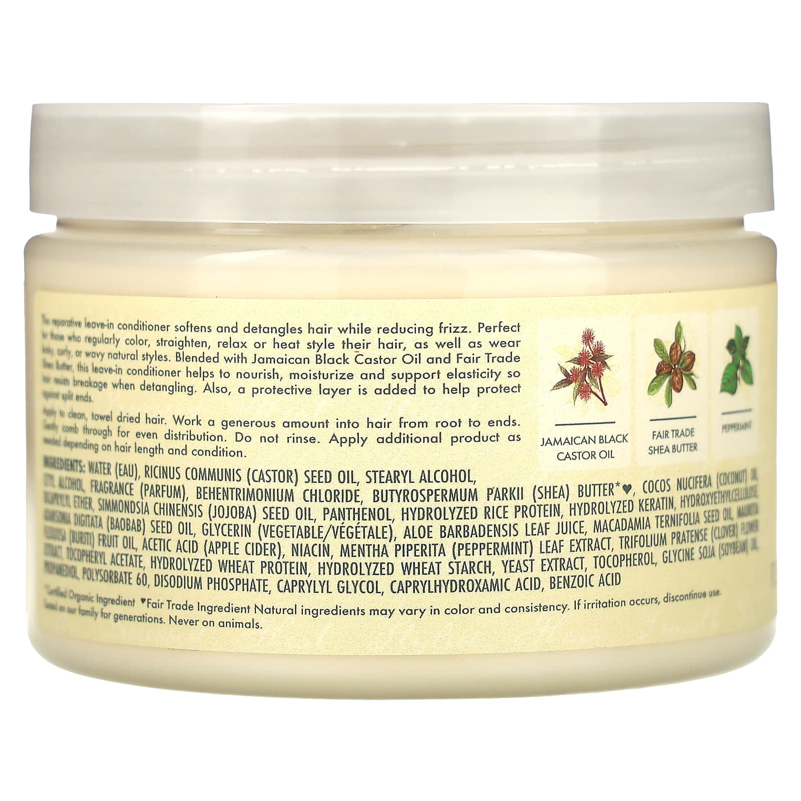Shea Moisture Jamaican Black Castor Oil Strengthen & Restore Leave-In Conditioner 312g