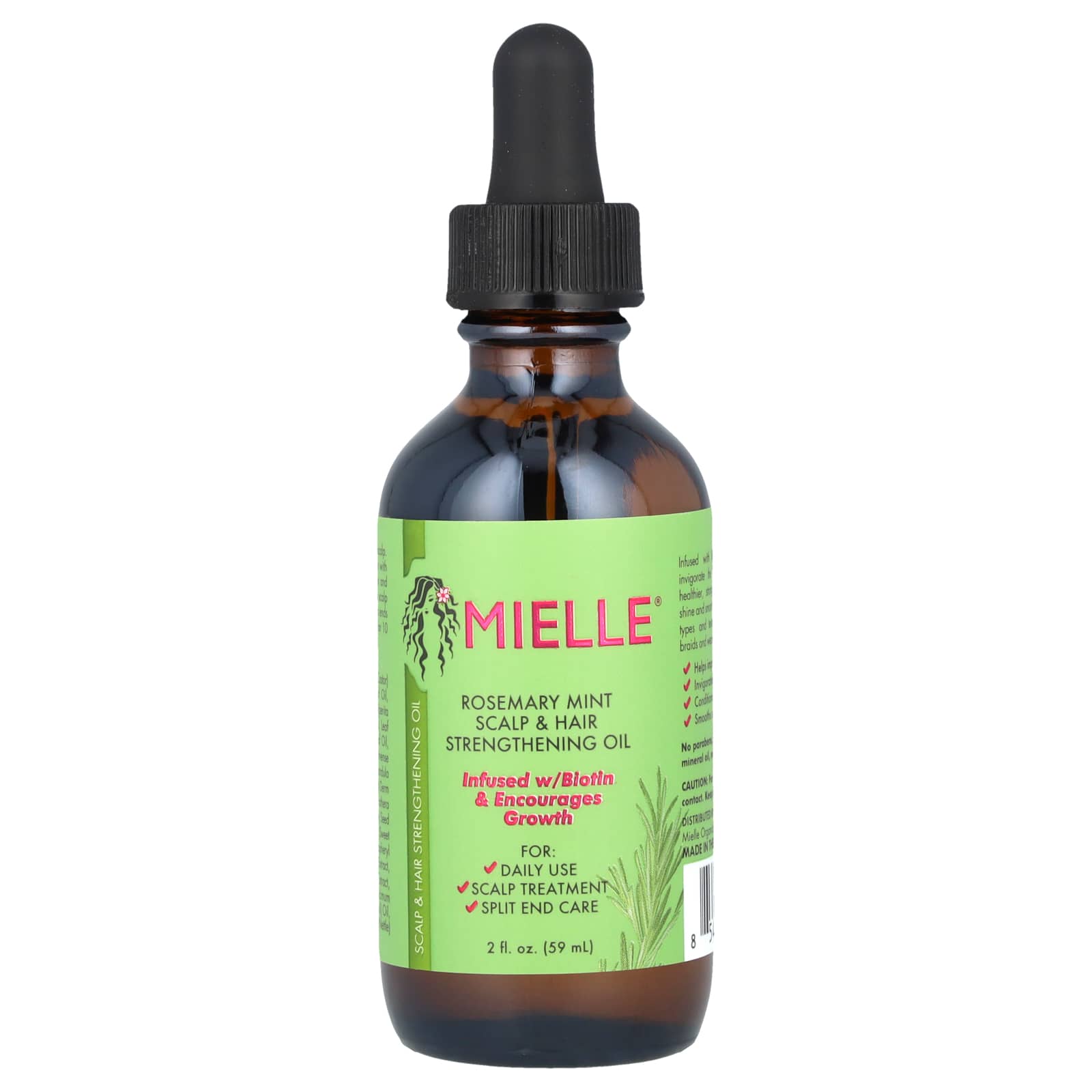 Millie Rosemary & Mint Strengthening Hair & Scalp Oil 59ml