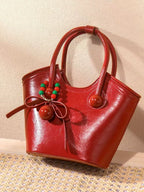 Nanfeng Cherry Love Portable Tote Bag Women's 2025 New All-match Casual Ins Shoulder Crossbody Bag