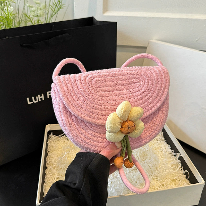 Fashion Simple Crossbody Bag 2024 Spring New Fashion Casual Bucket Bag Fashionable Single Shoulder Bag Simple Crossbody Bag